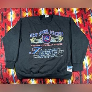Vintage 90's Nutmeg New York Giants Crewneck Sweatshirt Size XL Made in USA